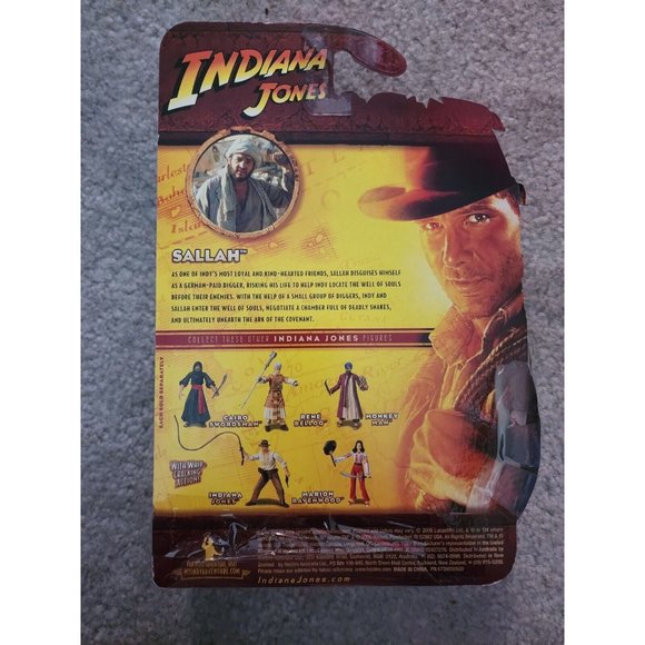 Indiana Jones Sallah Raiders of the Lost Ark Hasbro 2008 - Picture 2 of 2